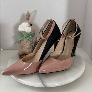 Victoria’s Secret Elegant Pink and Black Women's Heels